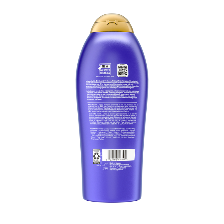 OGX Biotin - Shampoo, con biotina