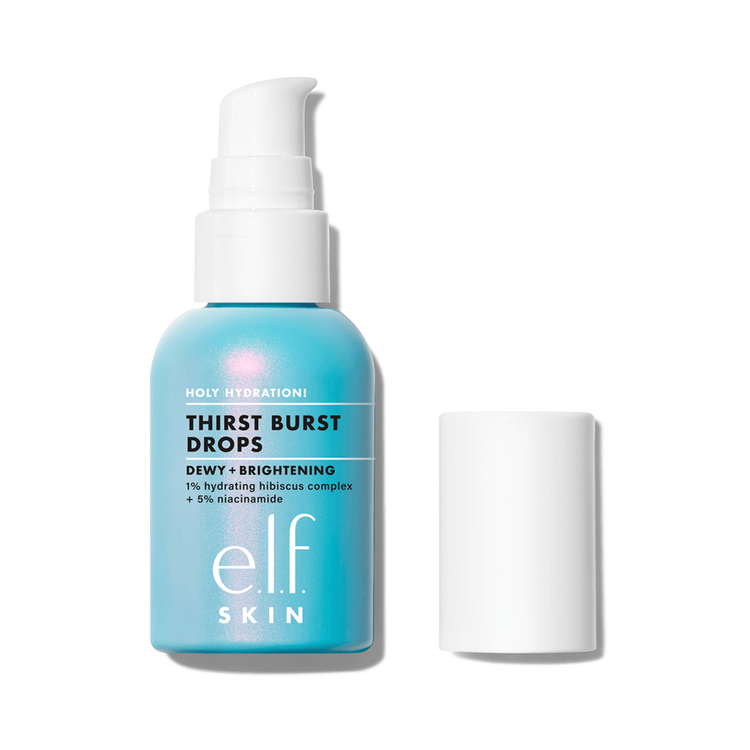 e.l.f. SKIN Holy Hydration! Thirst Burst Drops Gotas de suero en gel iluminador e hidratante para un look luminoso