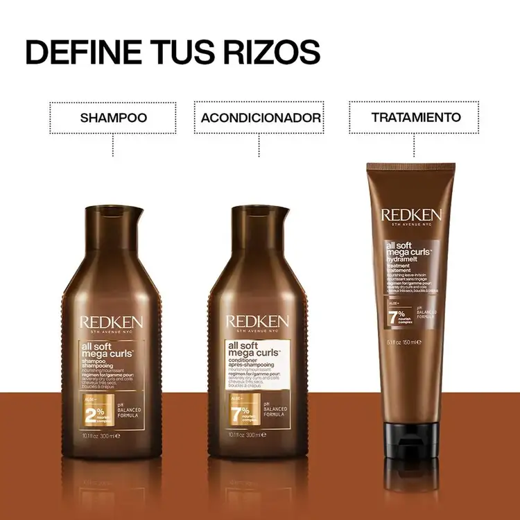 All Soft Mega Curls - Shampoo, para cabello rizado