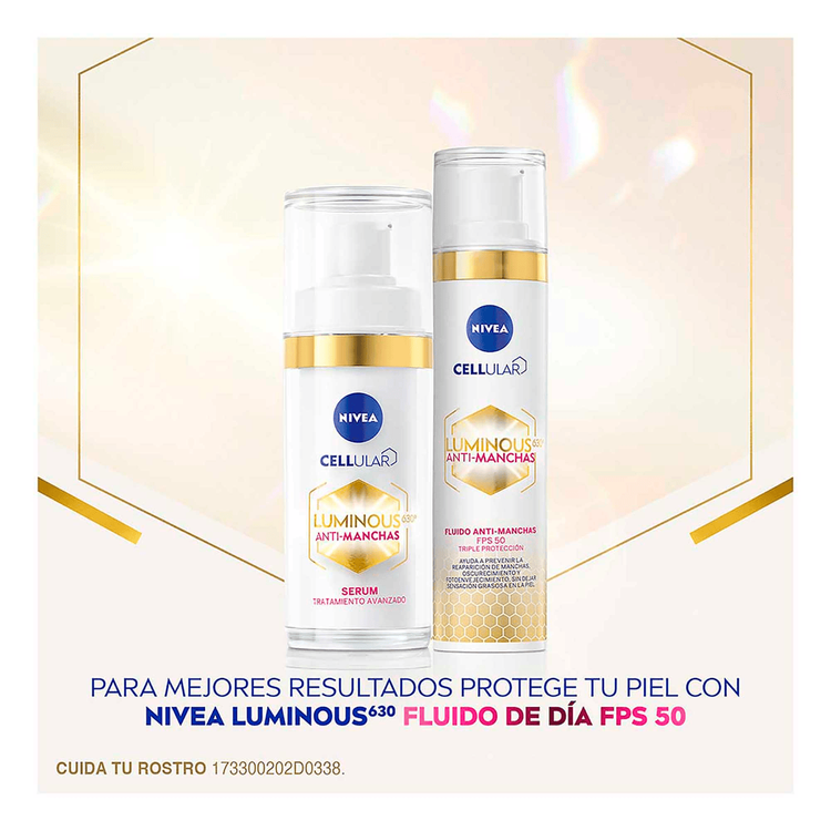 Luminous 630 - Fluido facial antimanchas, ayuda a reducir manchas