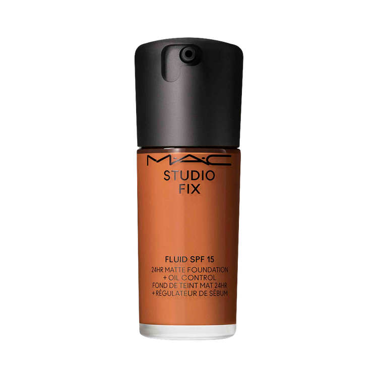 Studio Fix Fluid Spf 15 24Hr Matte Foundation + Oil Control Base de maquillaje mate natural, controla grasa e hidrata