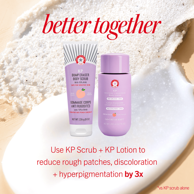 KP Smoothing + Brightening - Loción corporal, hidrata la piel