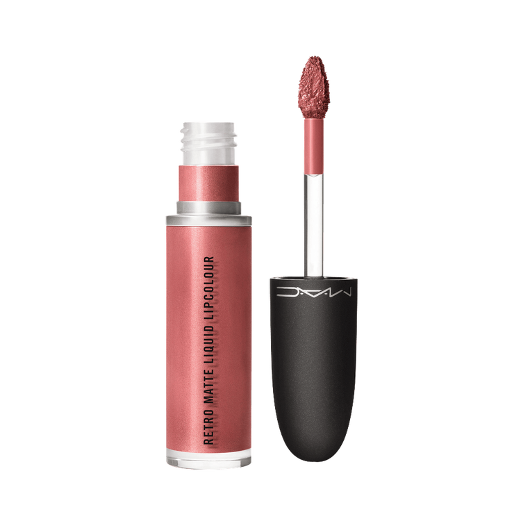 Retro Matte Liquid Lipcolour Metallic Labial líquido metálico toque metálico y acabado líquido