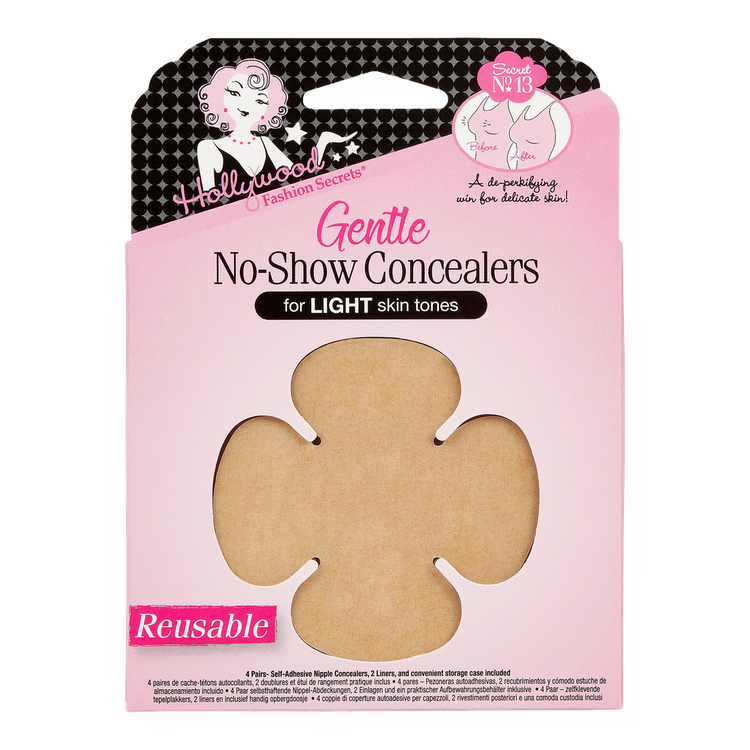 Gentle No-Show Concealers Adhesivo para bra no irrita la piel