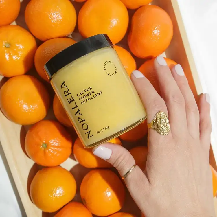Mandarina Exfoliante corporal suave e hidratante