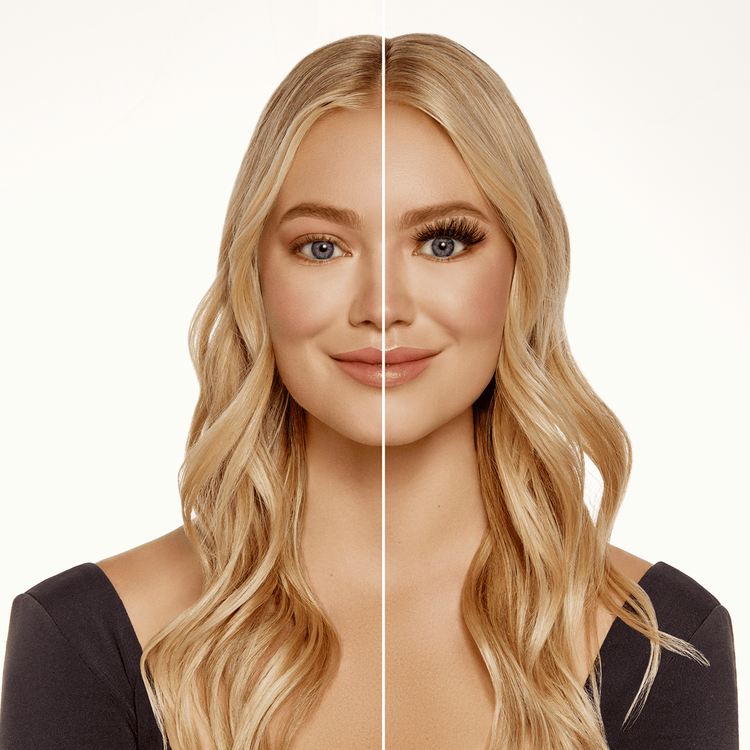 Naked Extensions Pestañas postizas pre-pegadas extensiones individuales ligeras y naturales.