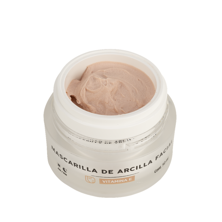 Mascarilla de arcilla, con Vitamina E añadida