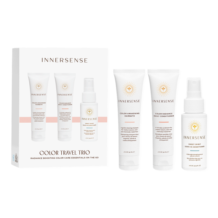 Travel Trio Set mantiene el color del cabello