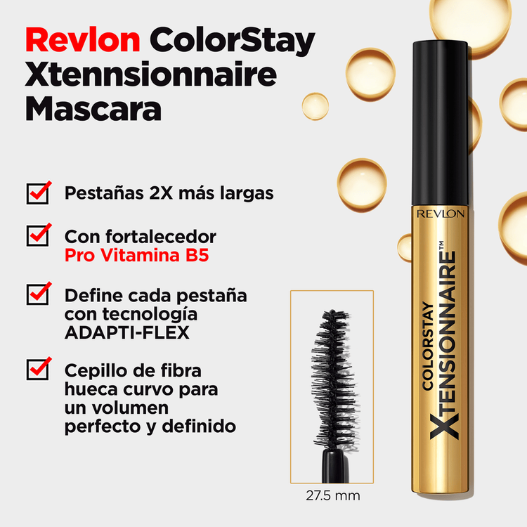 Máscara para pestañas pestañas llenas, largas y fuertes