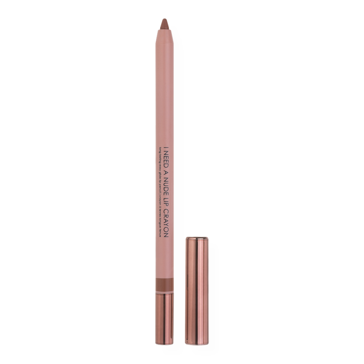 I Need a Nude Lip Crayon Delineador de labios delineador labial nude mate cremoso.