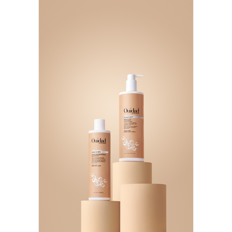 Curl Shaper Double Duty Weightless Acondicionador limpia y acondiciona los rizos