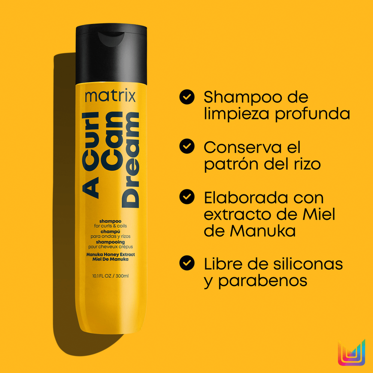 A Curl Can Dream - Shampoo, limpieza profunda para cabello rizado y ondulado