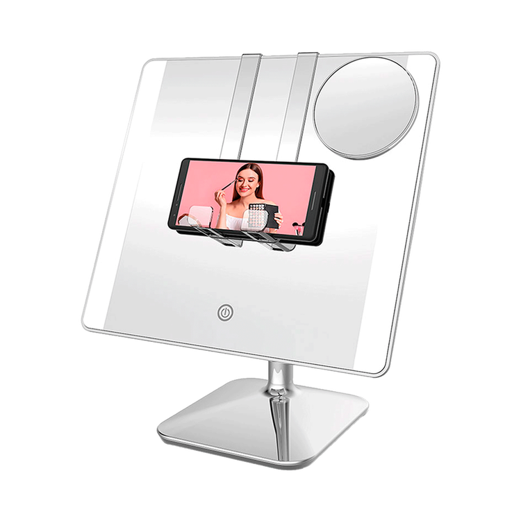 Conair - Espejo Led hollywood halo 1x/10x color plateado