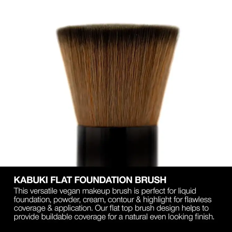 Flat Kabuki Brush Brocha plana brocha kabuki plana