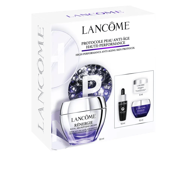 Renergie High Performance Anti - Aging, Set de regalo, crema 50 ml + crema 15 ml + serum 10 ml + crema contorno de ojos 5 ml