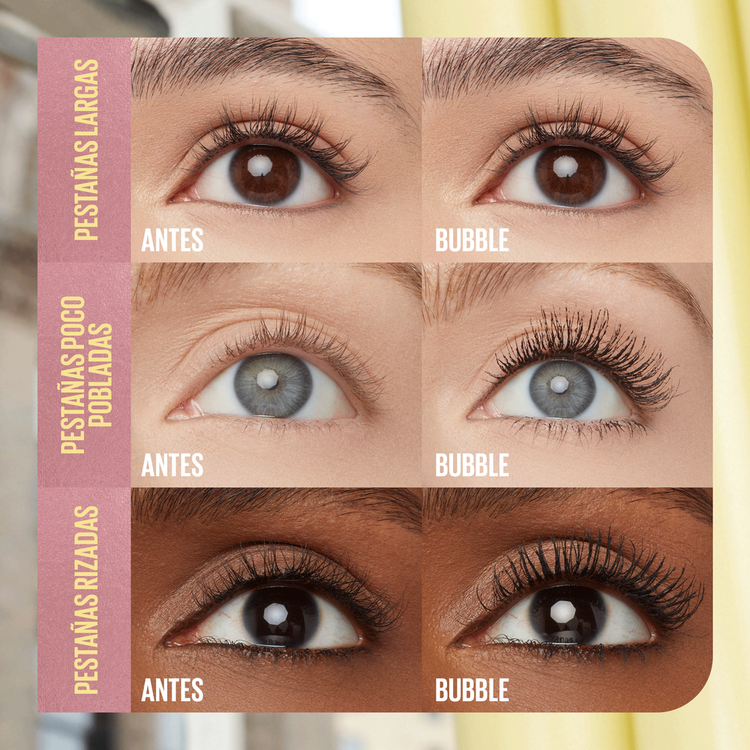 MAYBELLINE Colossal Bubble - Mascara de Pestañas, lavable, 10 ml