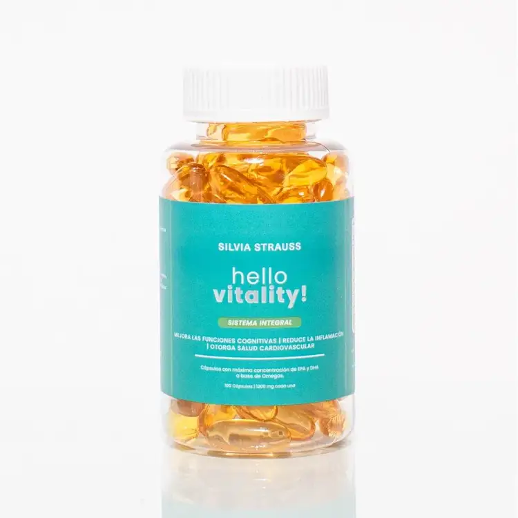 Vitaminas - Suplemento alimenticio, salud cardiovascular, cerebral y ocular con omega 3 puro