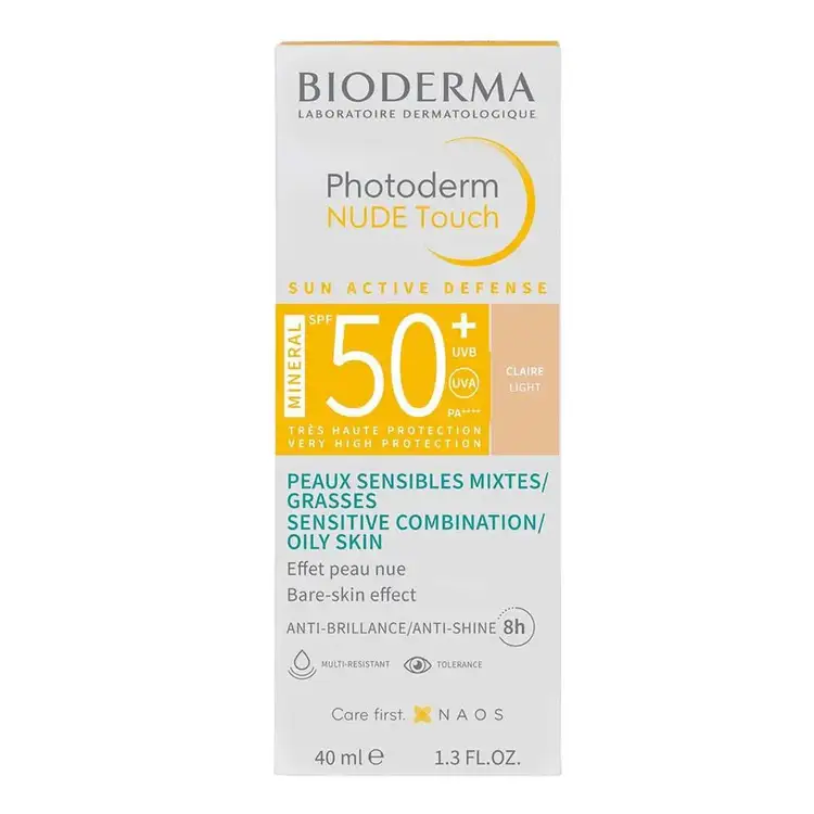 Photoderm Nude Touch - Protector solar, unifica el tono con efecto nude