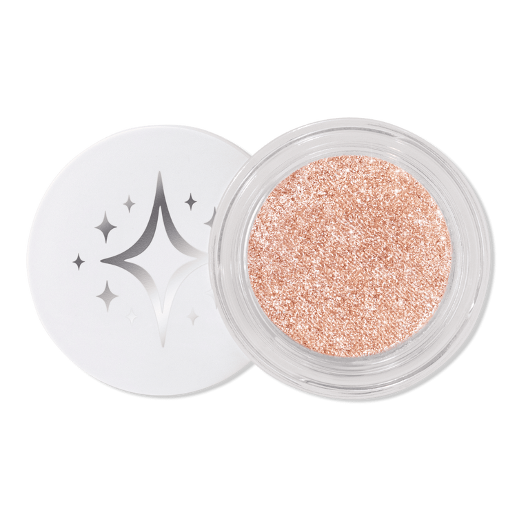 Glitterpuck Pressed Glitter for Eyes, Face + Body - Rubor en crema, con textura esponjosa
