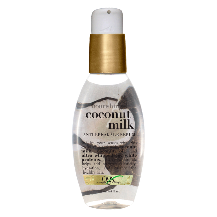 OGX Nourishing Coconut Milk Anti-Breakage - Aceite capilar, anti-quiebre