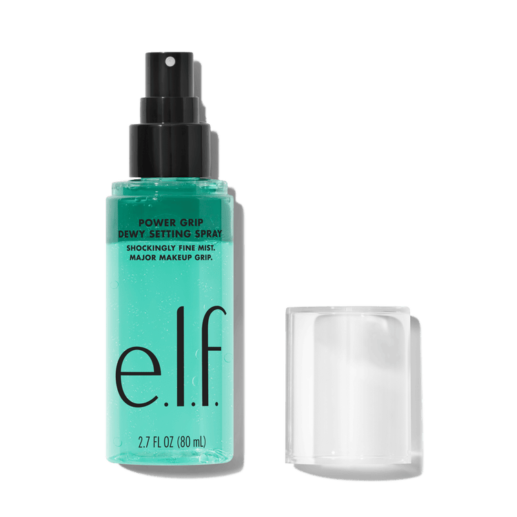 e.l.f. Power Grip Dewy Setting Spray Bifásico húmedo spray fijador de maquillaje