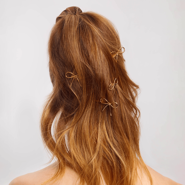 Puffy & Bow Bobby Pins - Pasadores, fijación segura y práctica