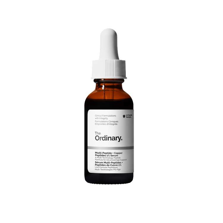 Multi-Peptide + Copper Peptides 1% - Suero antiedad con péptidos, aborda los signos del envejecimiento