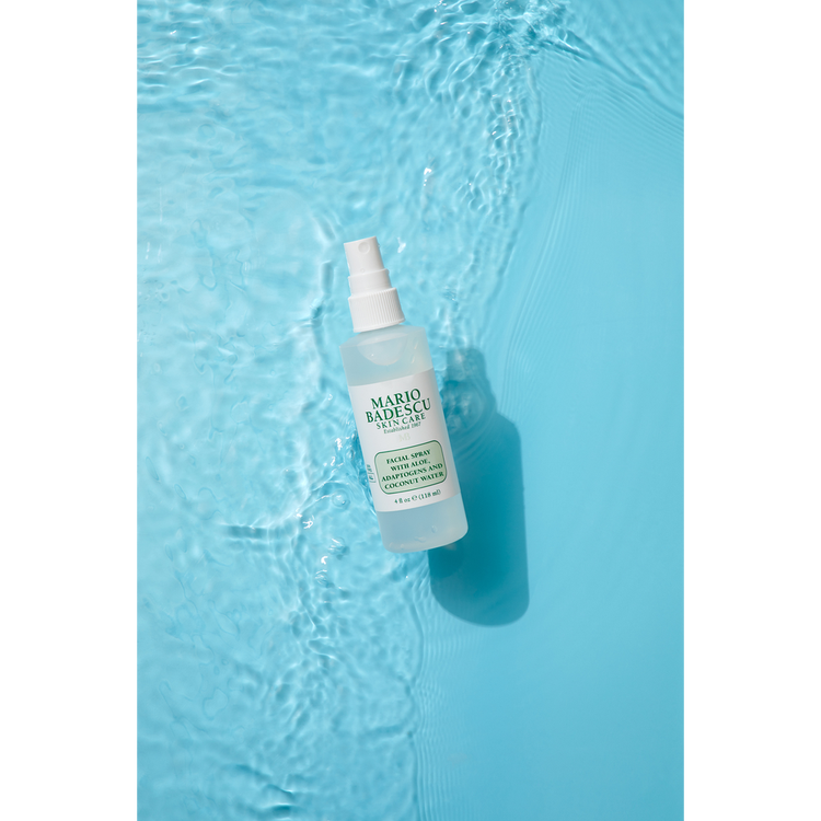 Aloe, Adaptogens and Coconut Water Spray facial con aloe hidrata la piel