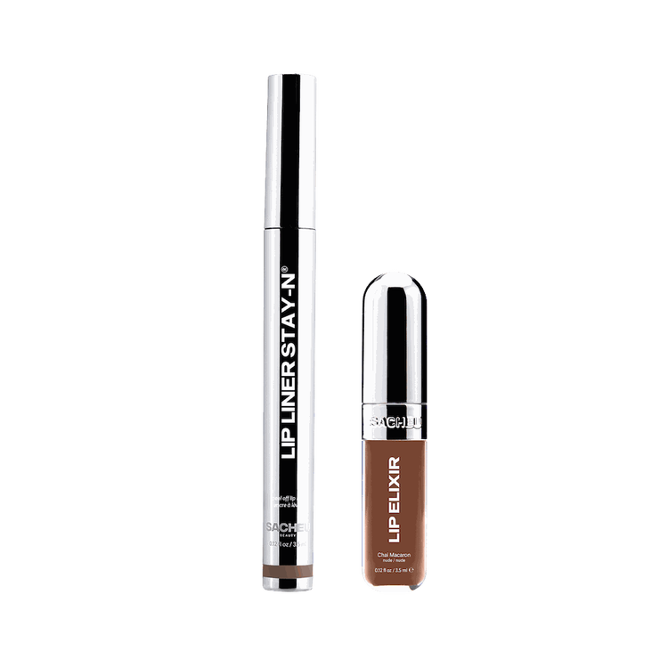 Lip Liner STAY-N® & Lip Elixir Bundle STAY'N NUDE - Lip combo, delineador de labios y brillo labial