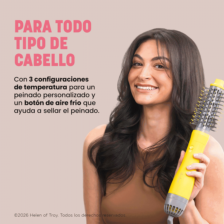 Triple Shot - Cepillo secador y estilizador, logra un blowout perfecto