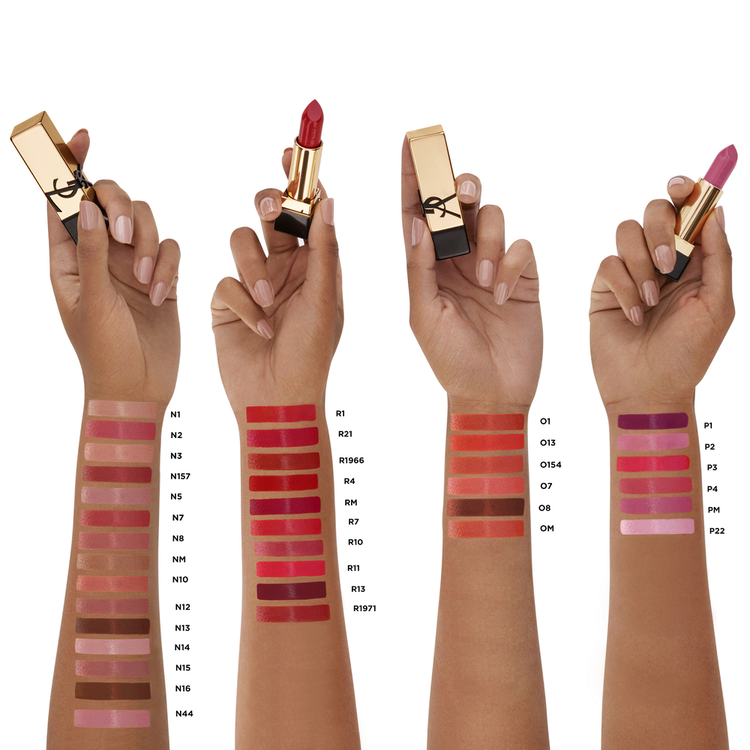 Rouge Pur Couture Barra de labios acabado satinado de cobertura completa