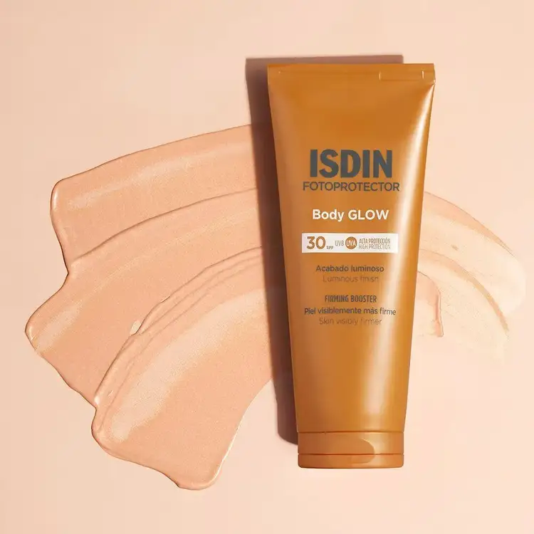 Isdin Corporal Glow - Protector solar corporal, con efecto glow