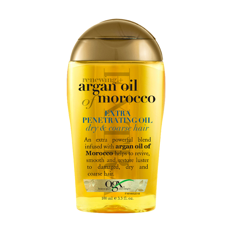 OGX Renewing Argan Oil Of Morocco - Aceite capilar, renovador para el cabello seco y dañado