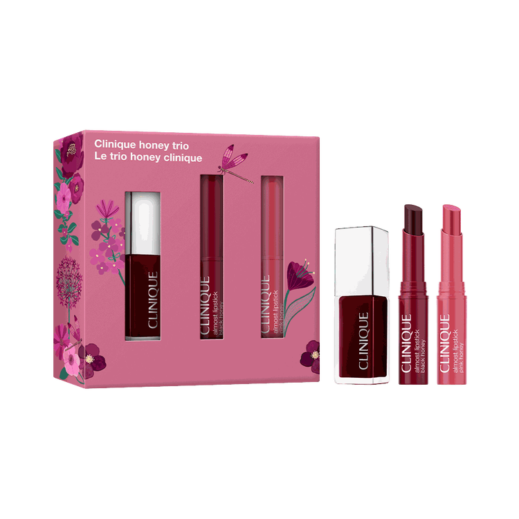 Honey Trio - Set de regalo, Pop Lip + Almost Lipstick Black Honey + Pink Honey