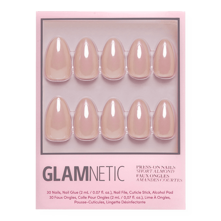 Los Angeles Press-On Nails Uñas postizas uñas postizas nude-rosado natural.