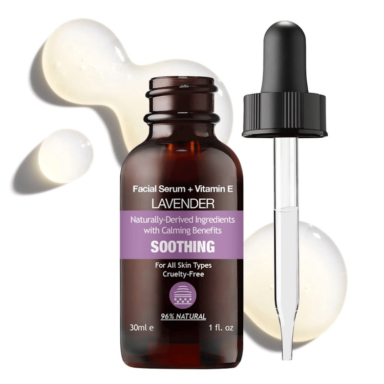 Facial Serum Soothing Lavander + Vit E Serum facial pata todo tipo de piel