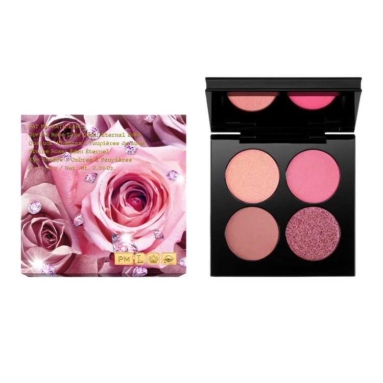 Divine Rose Luxe Quad Paleta cuatro tonos