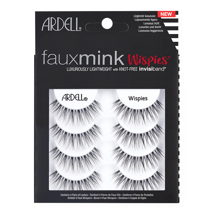 Faux Mink Wispies False Eyelash Multipack Pestañas postizas wispies lujosas y ligeras.