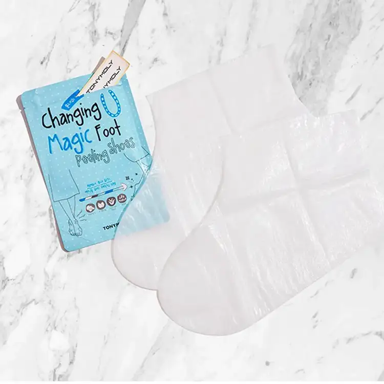 Changing - Mascarilla para pies, elimina impurezas y células muertas