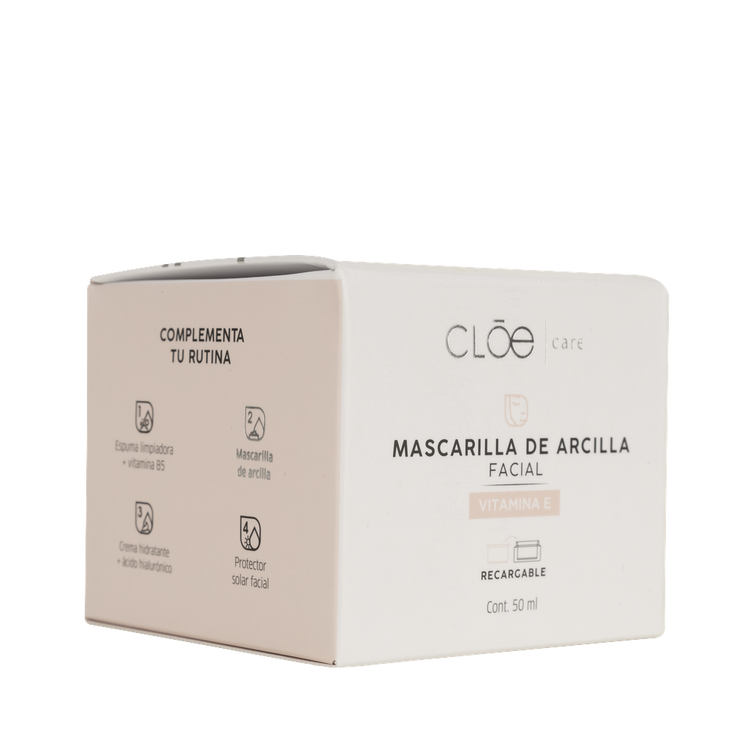 Mascarilla de arcilla, con Vitamina E añadida