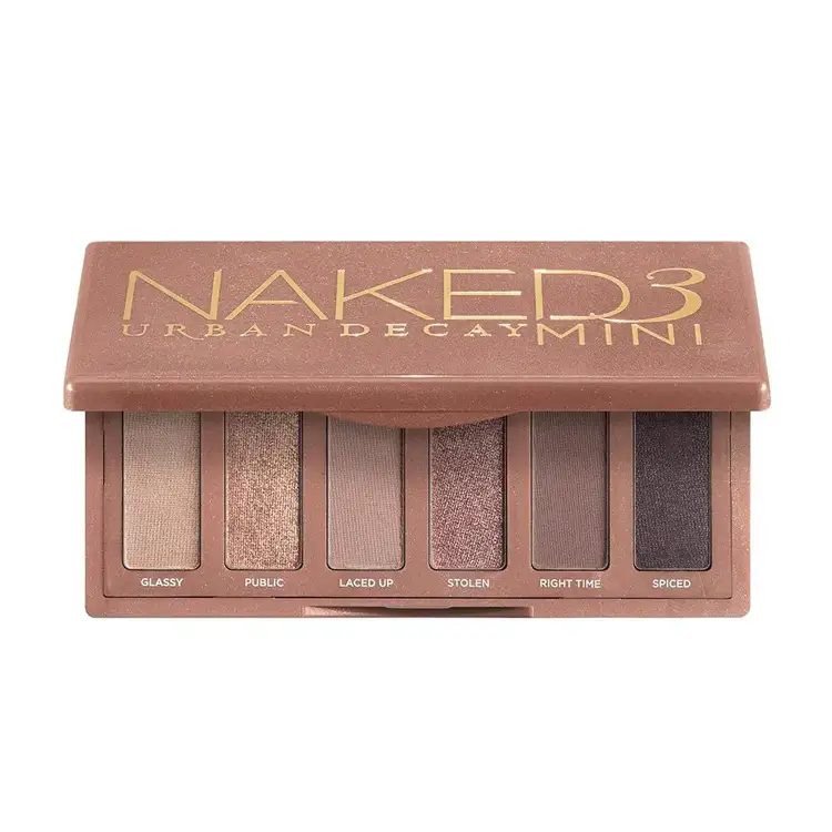 Naked Mini Palette 3 Paleta de sombras tamaño de viaje