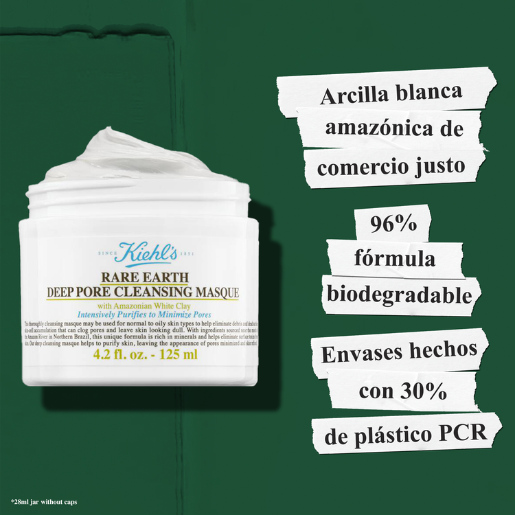 Rare Earth - Mascarilla, minimiza apariencia de poros