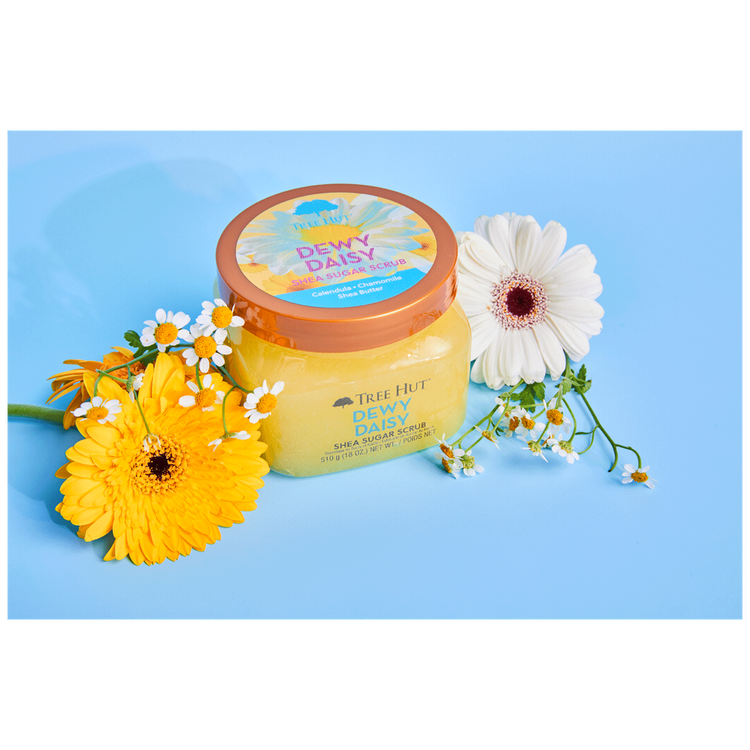 SheaSugarScrubDewyDaisy-Exfoliantecorporal,dejalapielsuaveytersa