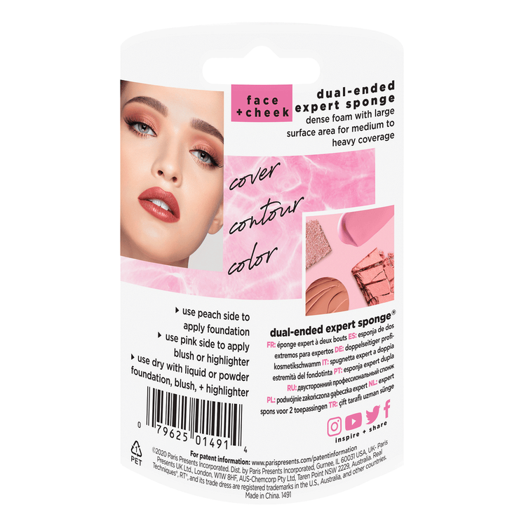 Dual-Ended Expert Sponge - Esponja de maquillaje