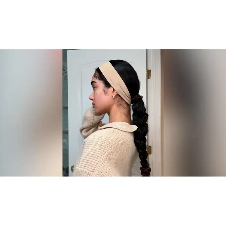 Recycled Fabric Stretchy Set de diademas mantiene el cabello recogido