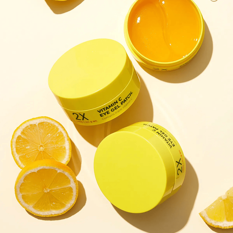 2X Vitamina C Parches de gel recuperan hidratación