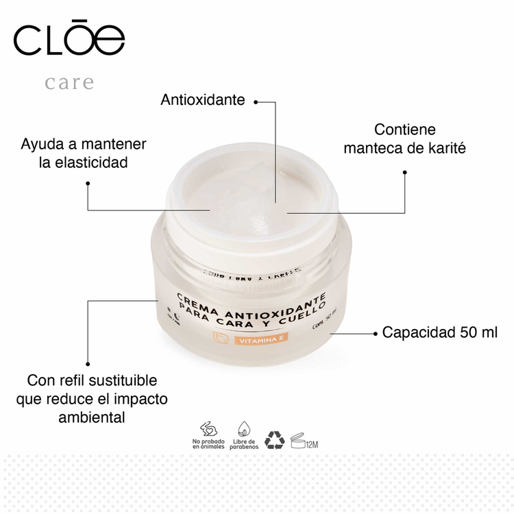 Anti Edad Refil crema antioxidante para todo tipo de piel