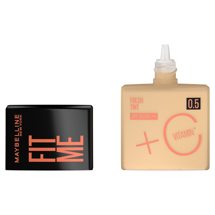 Fit Me Fresh Tint - Base de maquillaje líquida, acabado mate natural