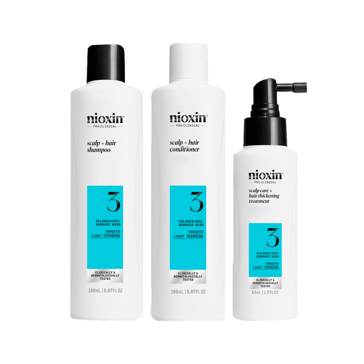 Sistema 3 - Kit, para cabello teñido con adelgazamiento capilar