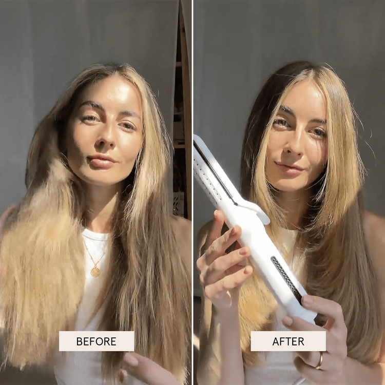 Airburst Styler 2-in-1 Plancha y rizador para cabello con tecnología Cool Burst
